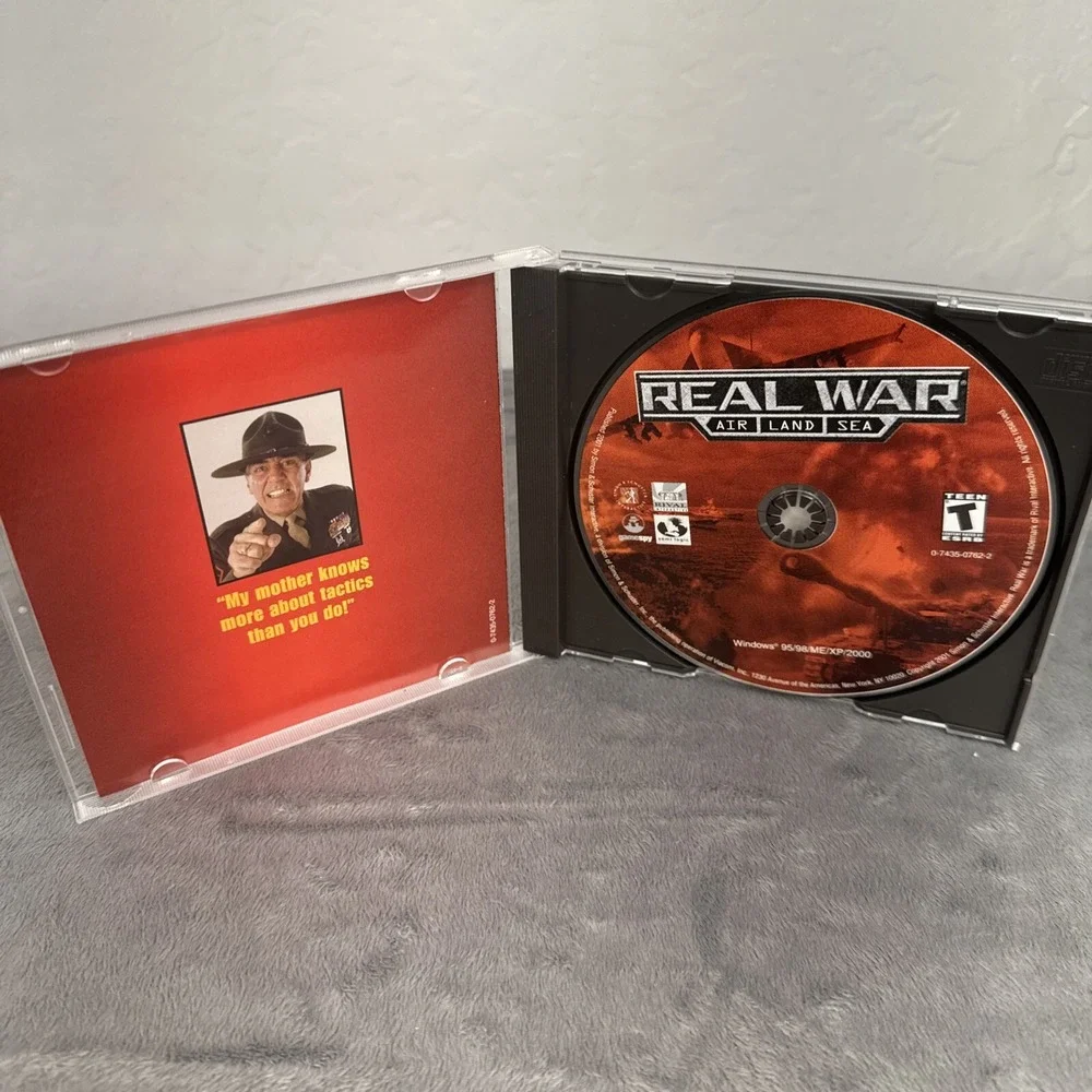 Real War Air Land & Sea‎ PC Game CD Rom (PC, 2001)